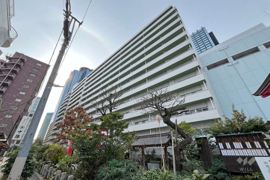 アルテール新宿の外観（北東側から）