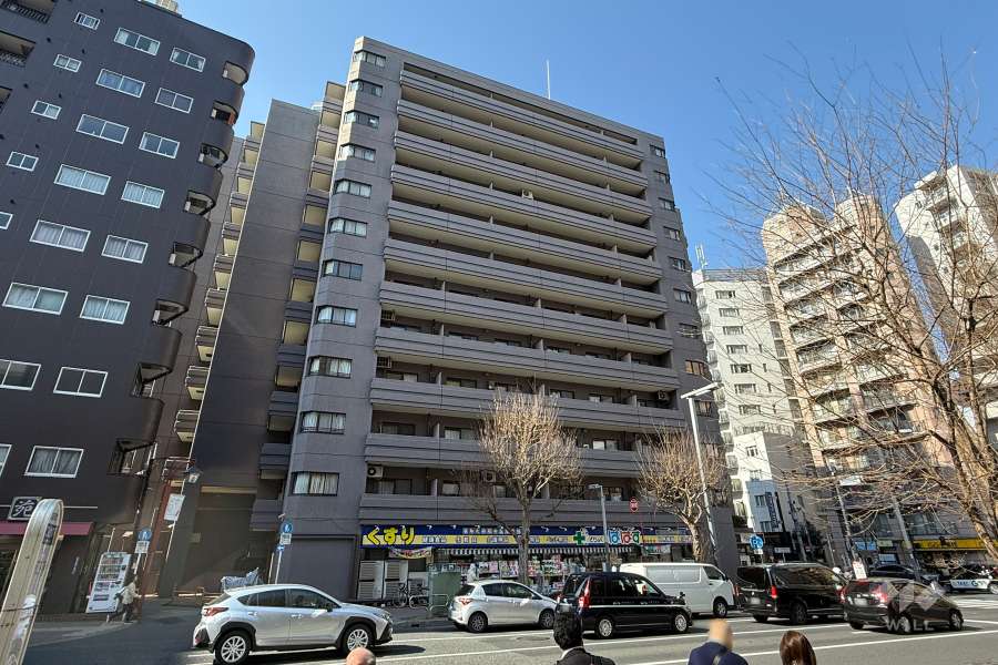 東建ニューハイツ西新宿の外観（南東側から）