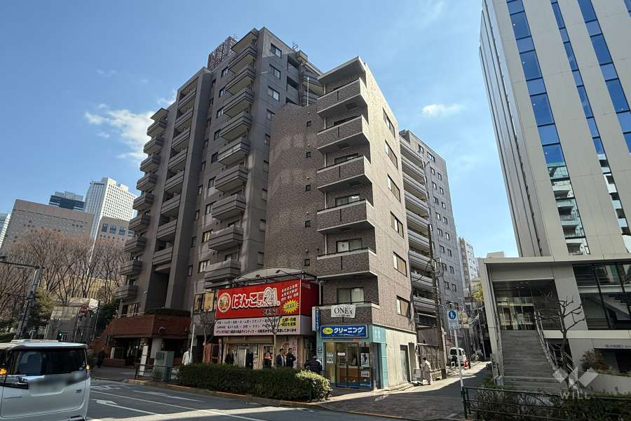 東建ニューハイツ西新宿の外観（北西側から）