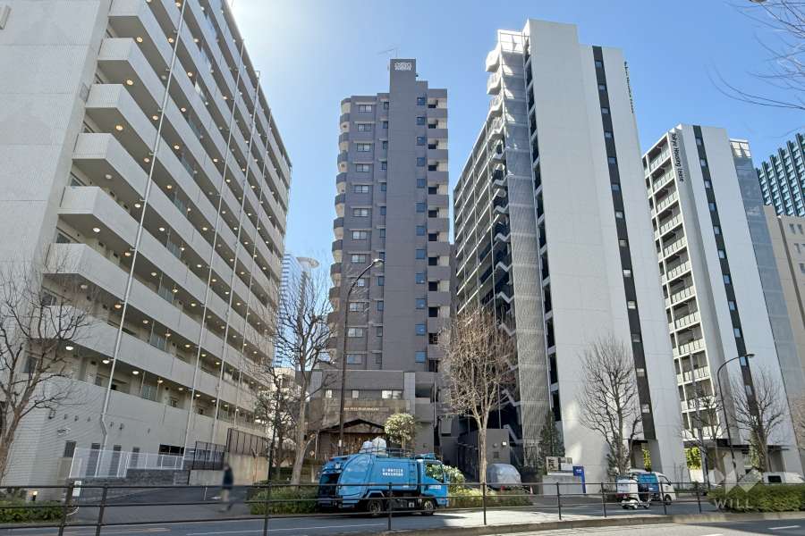 ライオンズシティ西新宿の外観（北東側から）