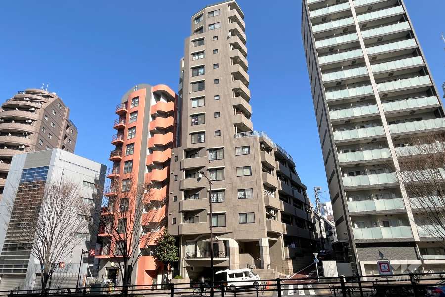 ユニーブル新宿西の外観（南西側から）