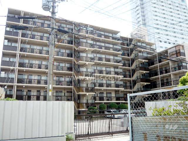 コープ野村尼崎2号棟の外観（北側から）