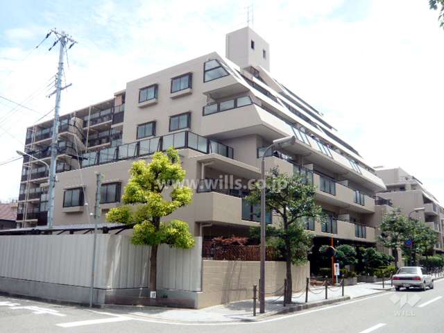 コープ野村尼崎2号棟の外観（北西側から）