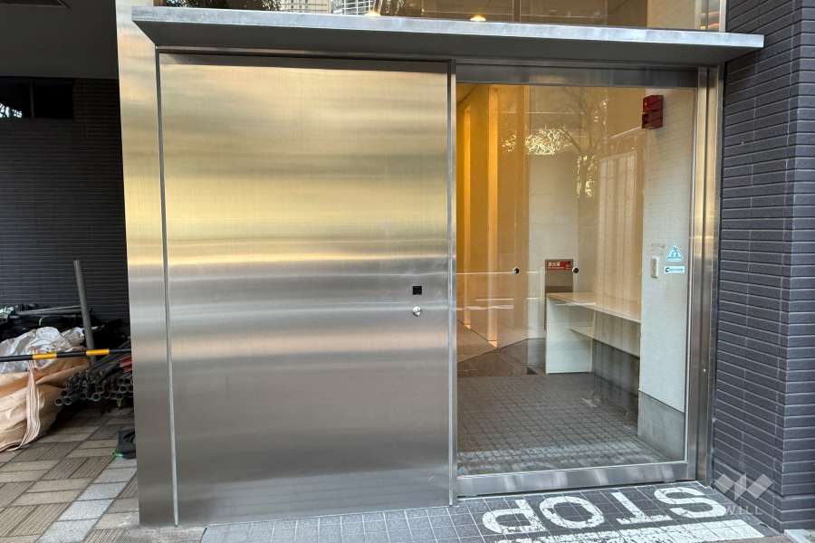 駐輪場の出入り口