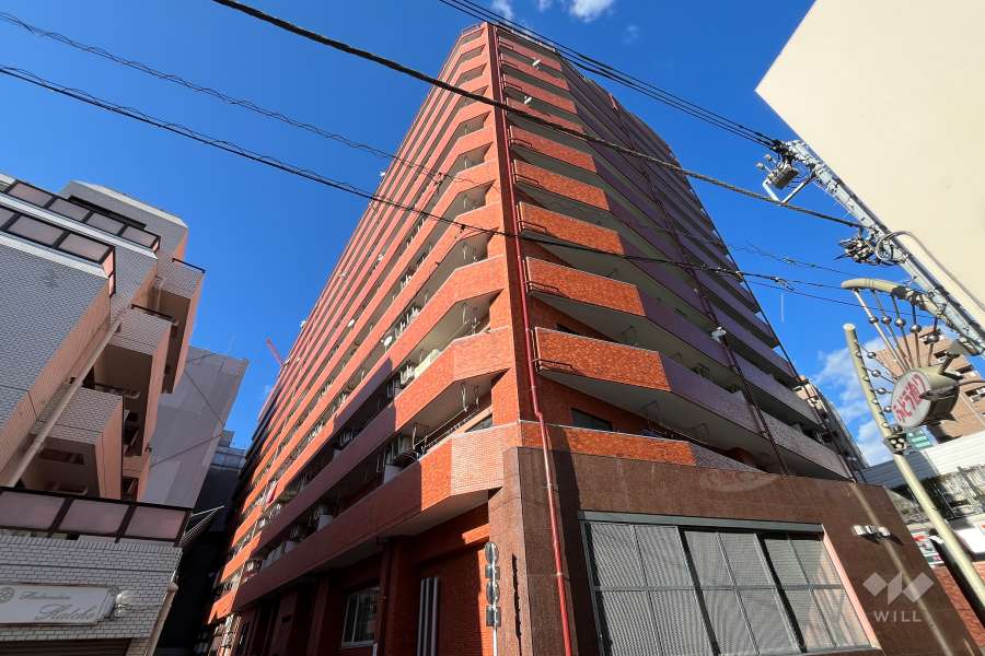 クレベール西新宿フォレストマンションの外観（南西側から）