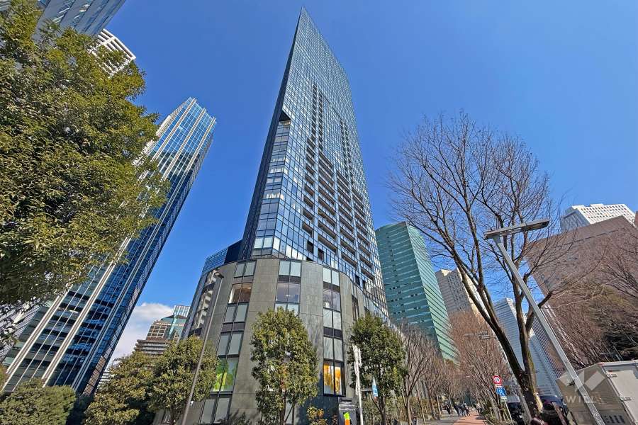セントラルパークタワー・ラ・トゥール新宿の外観（南西側から）