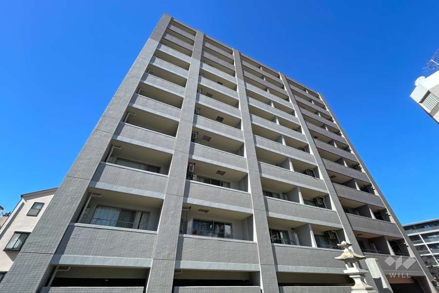 日神デュオステージ早稲田の外観（南東側から）