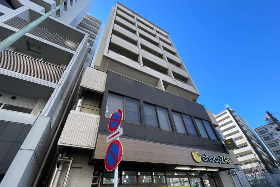 高田馬場ダイヤモンドマンションの外観（北側から）