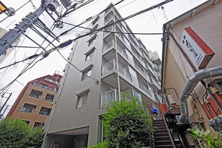 フォレステージ西早稲田の外観（南東側から）