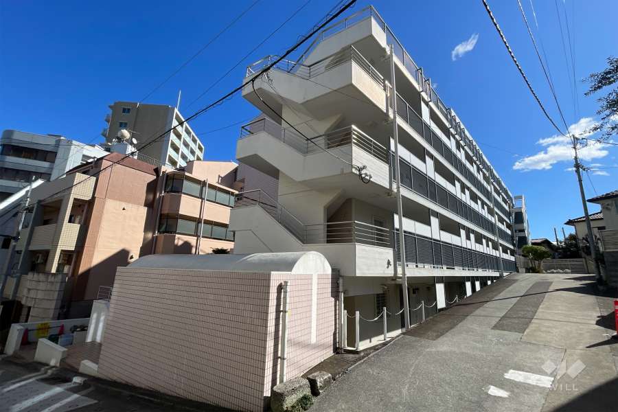 早稲田ヒルサイドハイツの外観（北西側から）