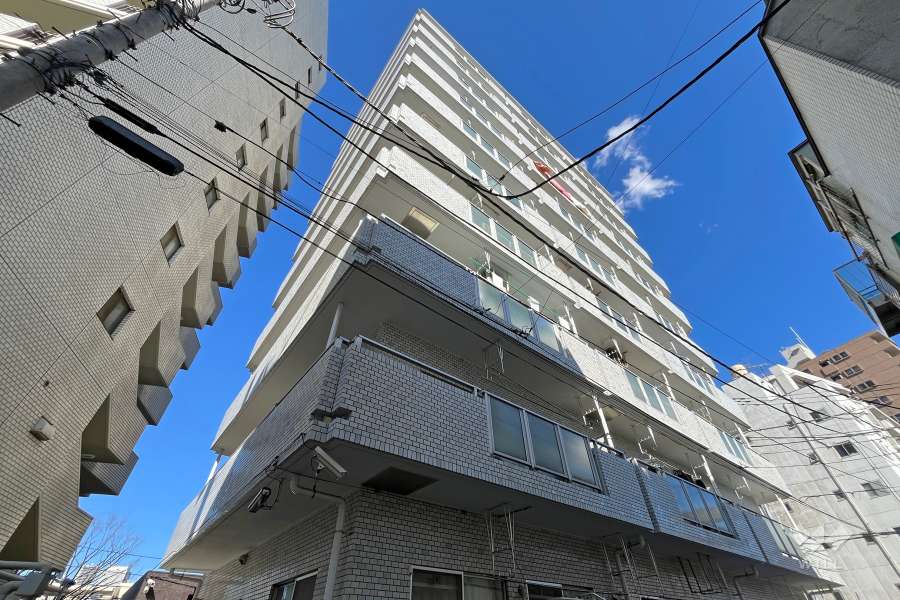 ライオンズマンション西早稲田の外観（南西側から）