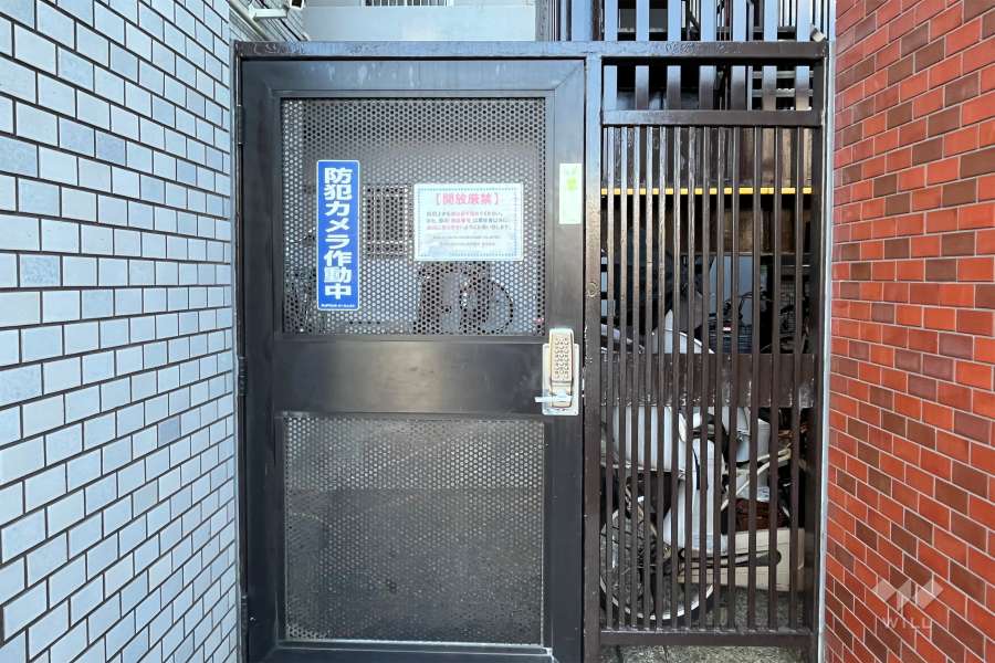 駐輪場の出入り口