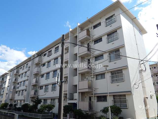 杭瀬第七団地27号棟の外観（北西側から）