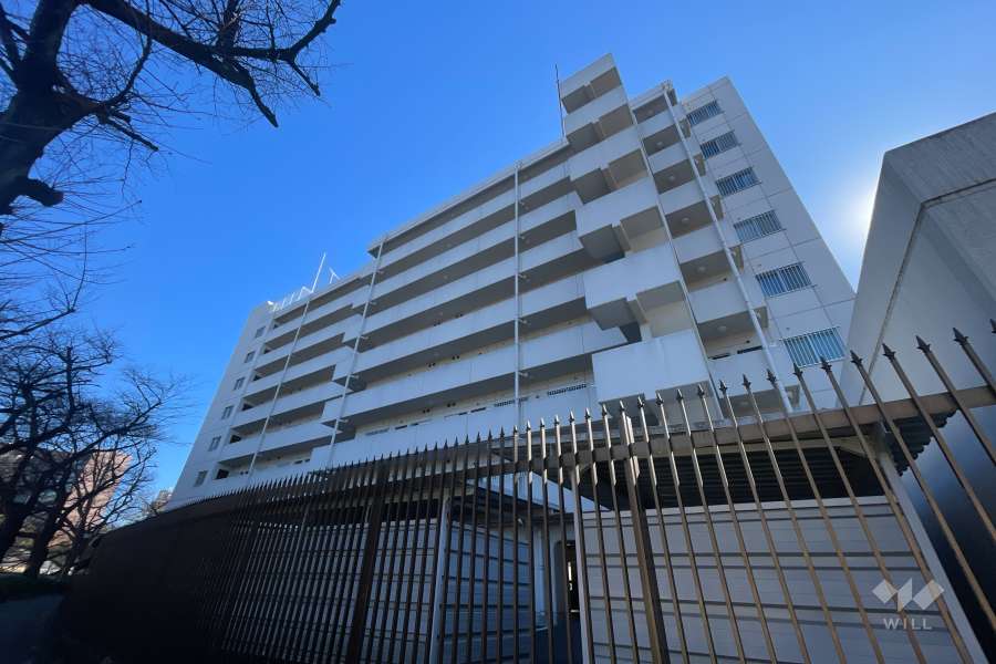 フジタ早稲田マンションの外観（北西側から）