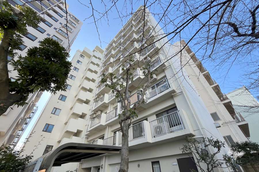 カーネ西早稲田の外観（北東側から）