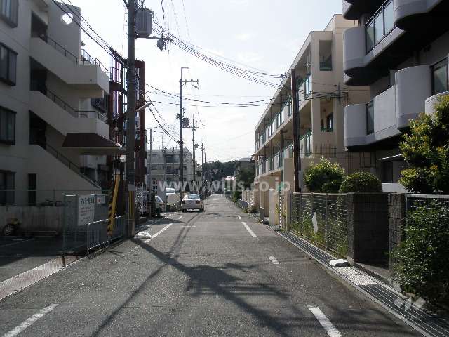敷地北側の道路