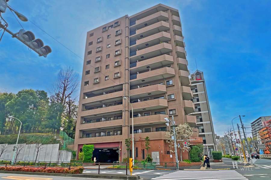 ネオマイム西早稲田パークスの外観（東側から）