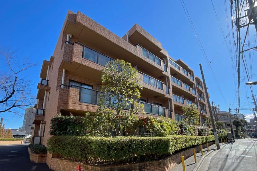 コート西早稲田の外観（北西側から）