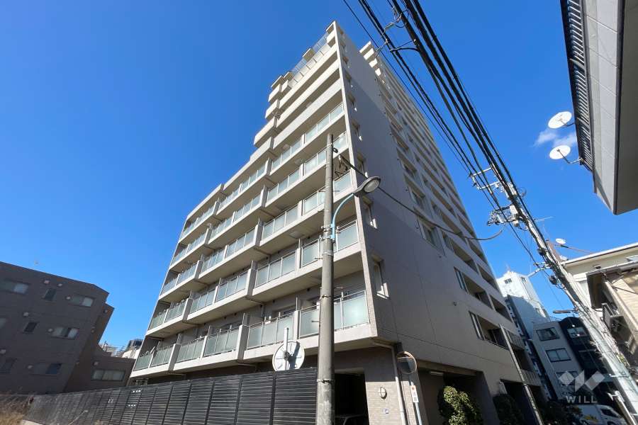 ルイシャトレ早稲田の外観（南東側から）