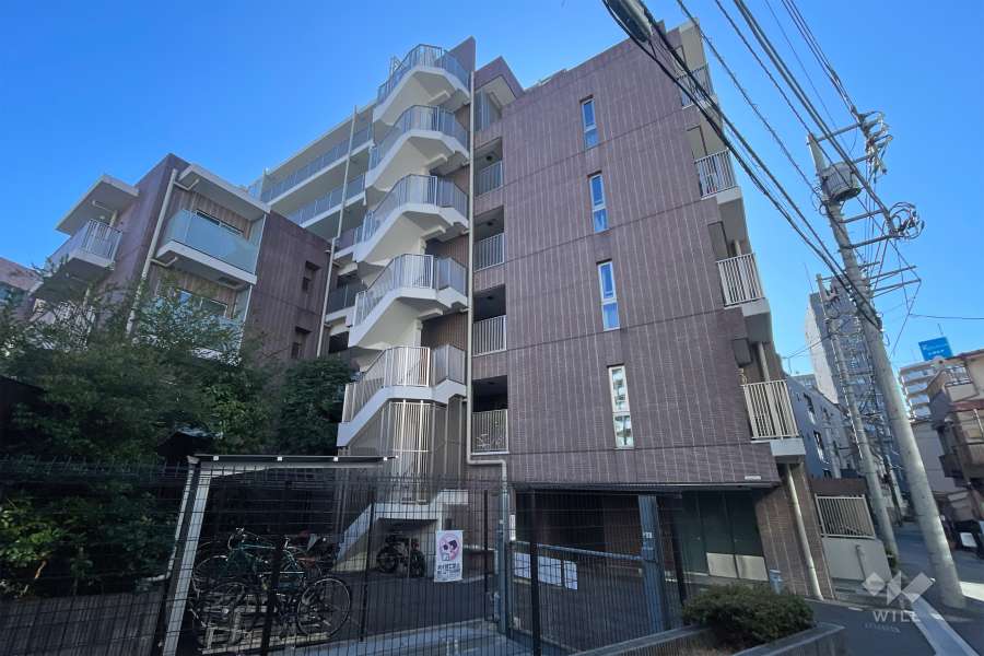 インプレスト早稲田壱番館の外観（北東側から）