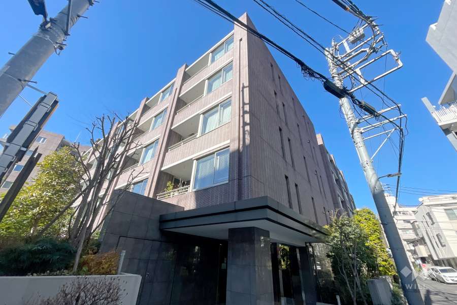 インプレスト早稲田壱番館の外観（南東側から）