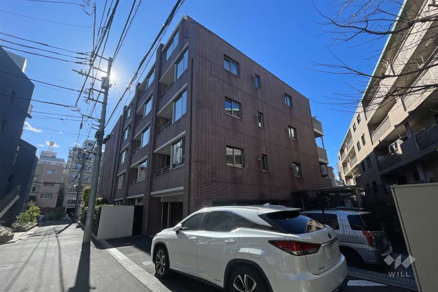 インプレスト早稲田壱番館の外観（北東側から）