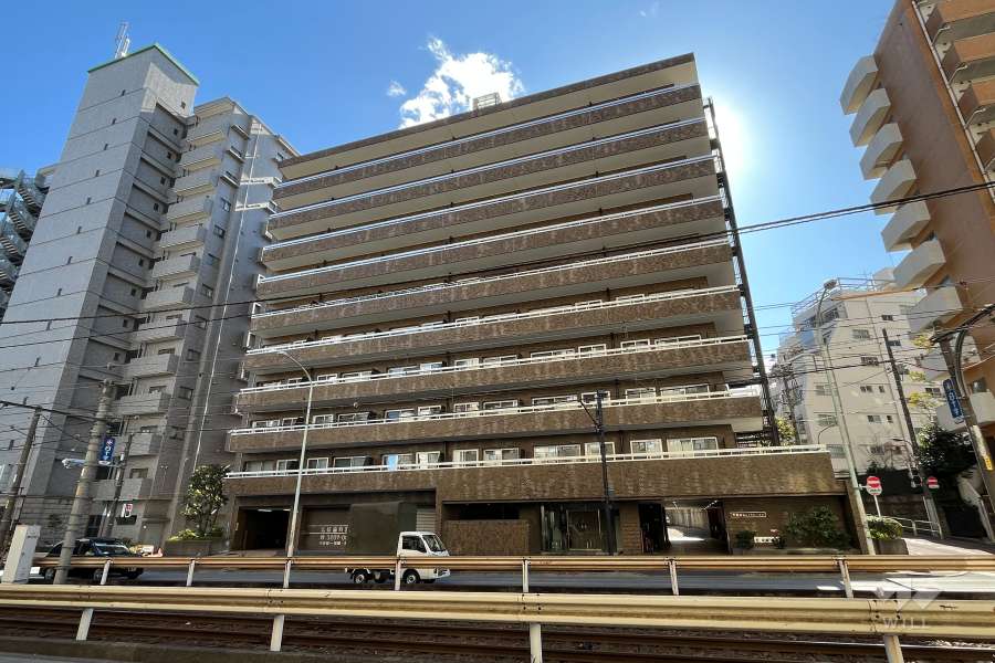 早稲田セントラルハイツの外観（北西側から）