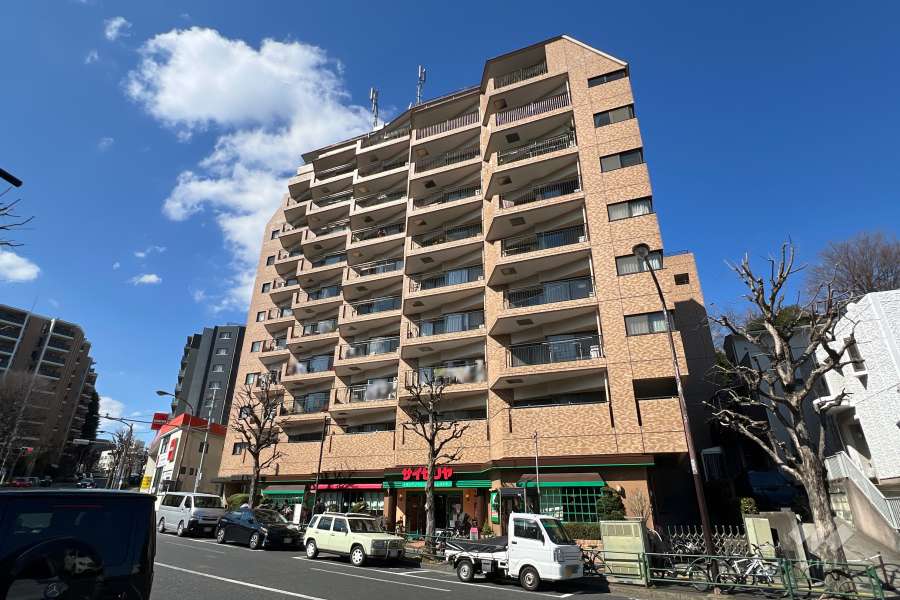 パシフィック西早稲田の外観（南側から）