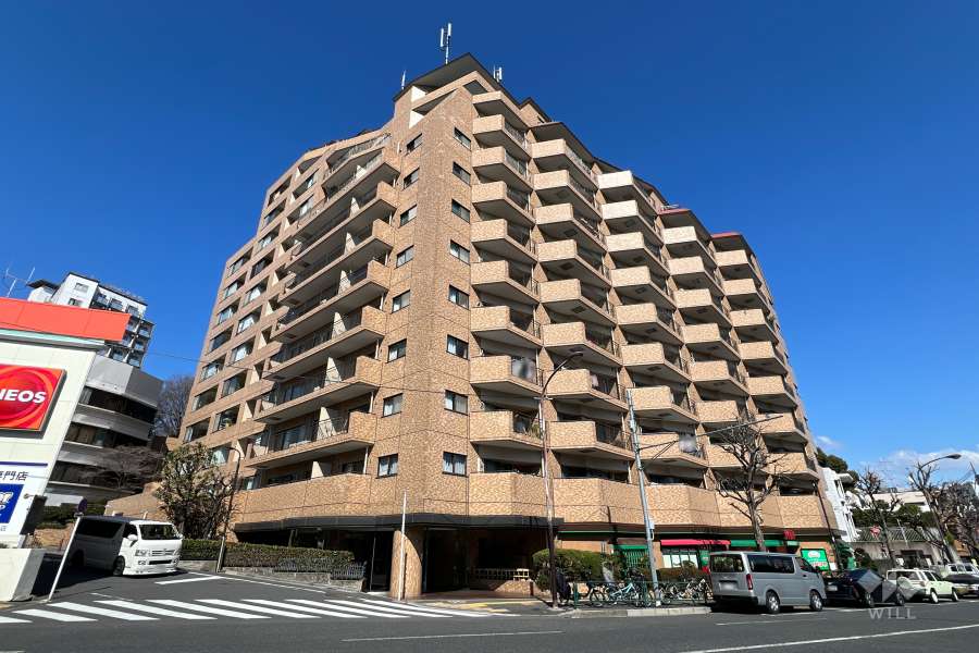 パシフィック西早稲田の外観（南西側から）