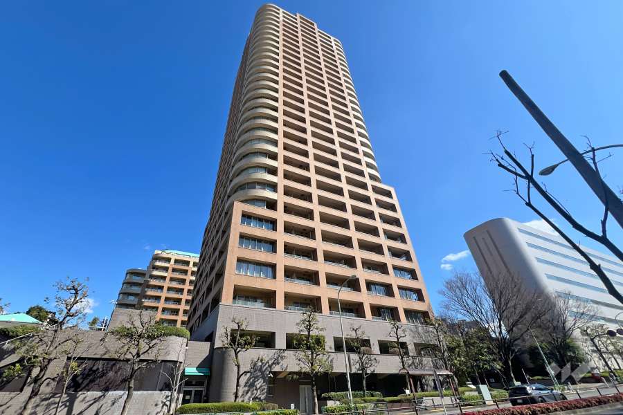 西早稲田パークタワーの外観（北東側から）