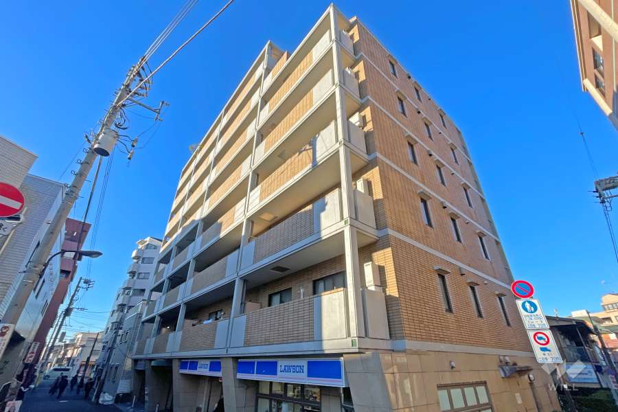 メトロハイツ西落合の外観（北東側から）