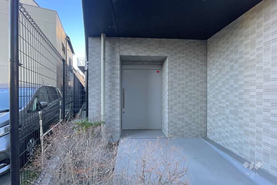 駐輪場の出入り口