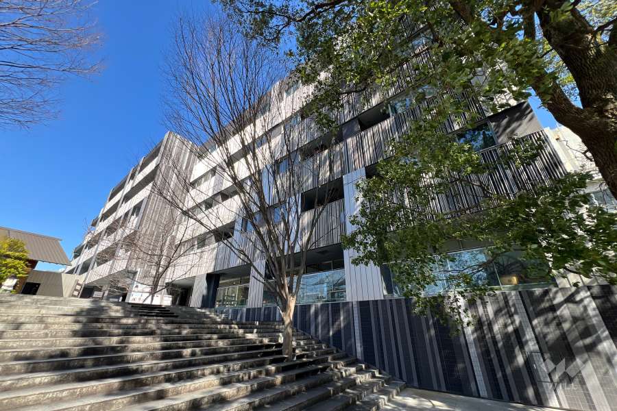 パークコート神楽坂の外観（南西側から）