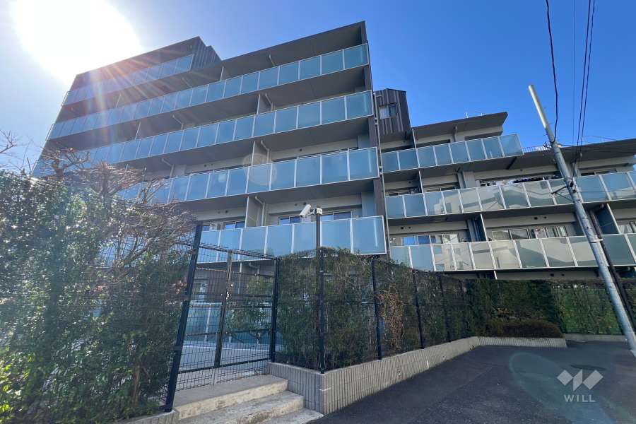 パークコート神楽坂の外観（東側から）