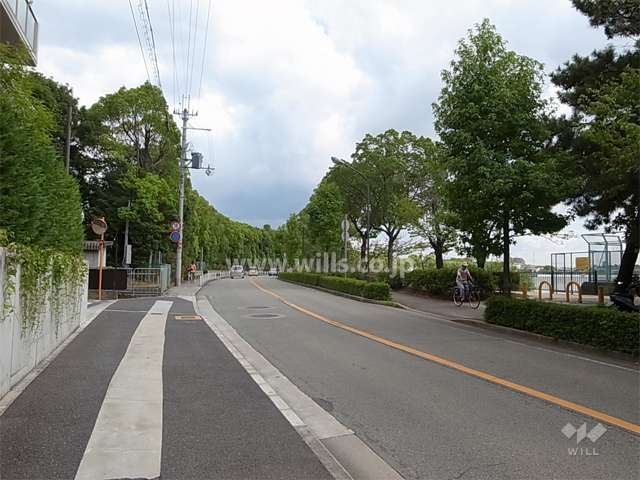 敷地南側には瑞ヶ池公園が広がっています。