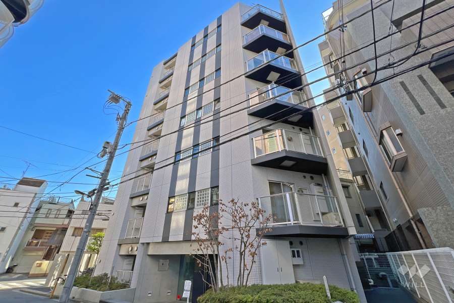 レジデンシャルスター早稲田UBの外観（北西側から）