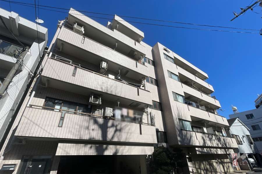 早稲田冨士マンションの外観（南西側から）