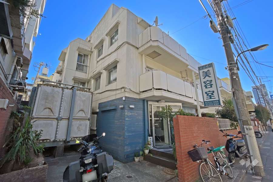 カーサビアンカ新宿の外観（北西側から）