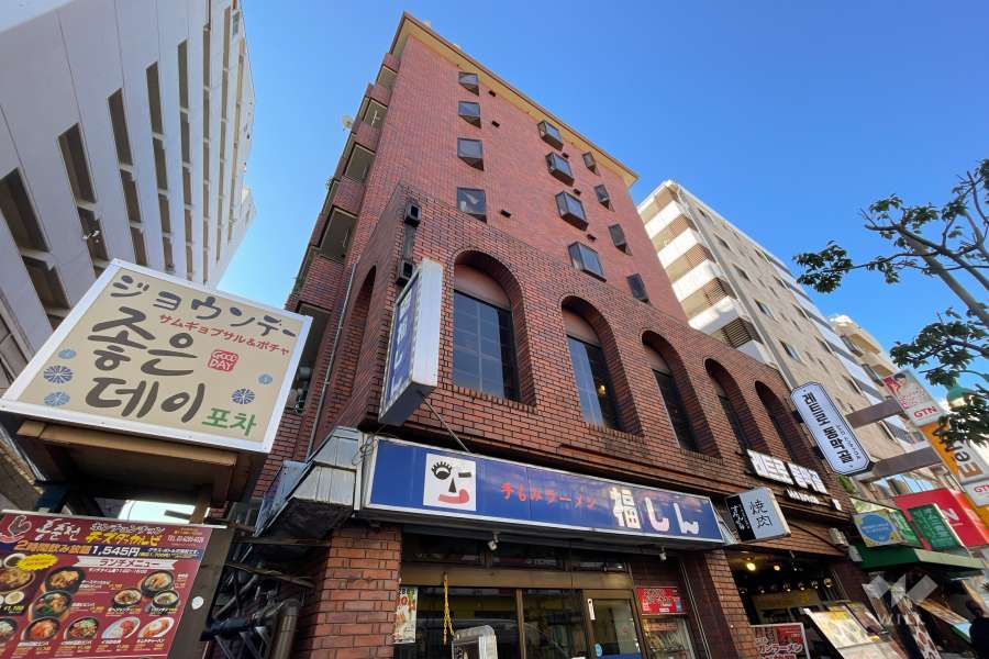 サンハイム大久保の外観（北側から）