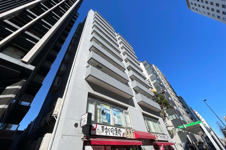 新宿セントラルハイツプラザの外観（南東側から）