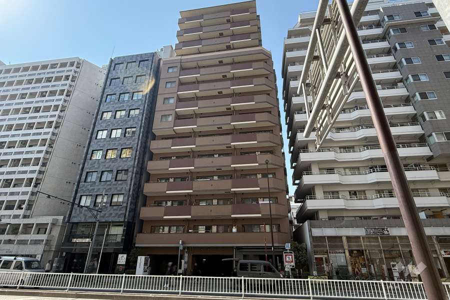 日神パレステージ東新宿イーストフォートの外観（北東側から）