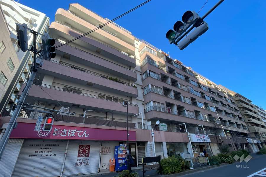 第２３宮庭マンションの外観（南東側から）