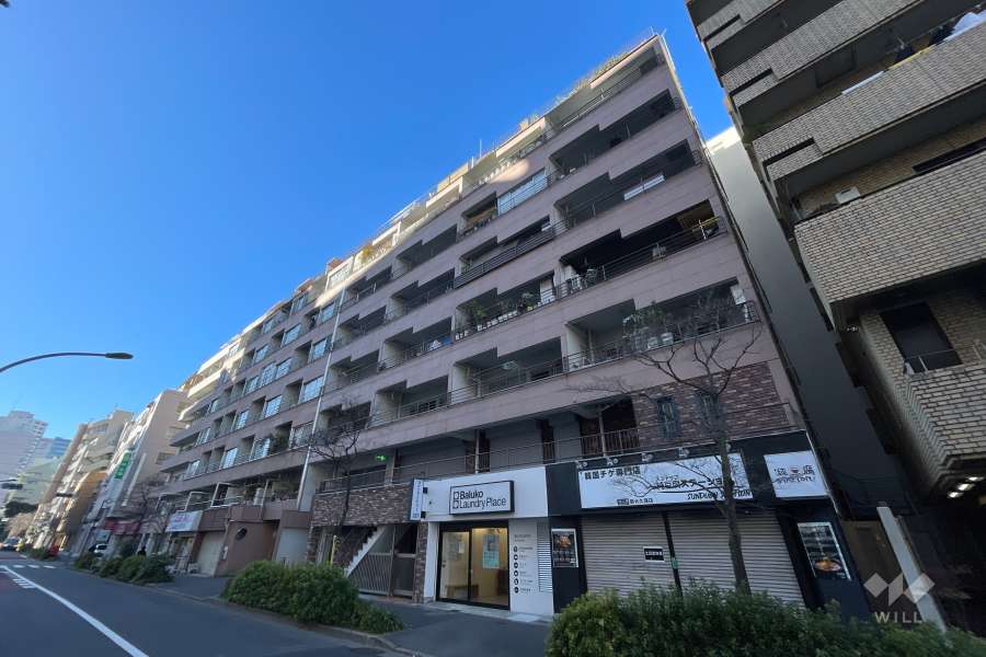 第２３宮庭マンションの外観（北東側から）