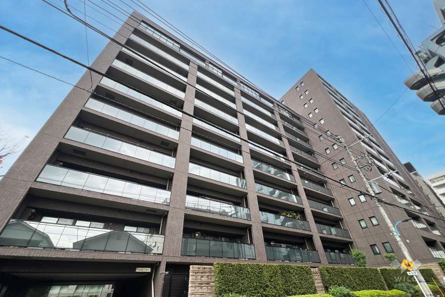 ウエリス新宿早稲田の森の外観（南西側から）