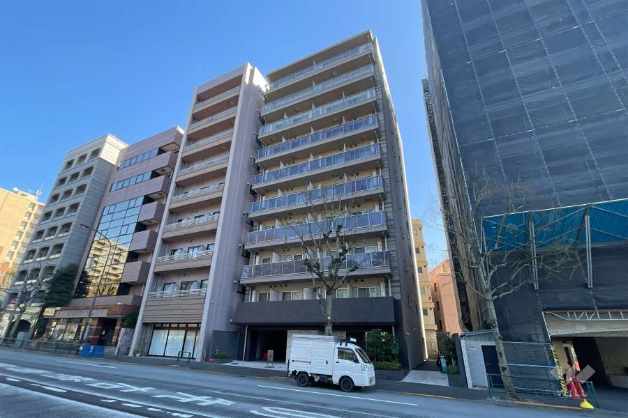 ガーラプレシャス神宮外苑の外観（北西側から）