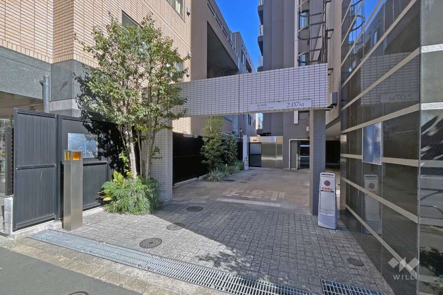 駐車場の出入り口