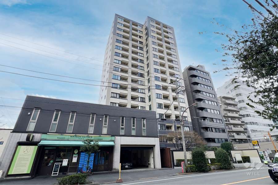 ルネ神楽坂の外観（北東側から）