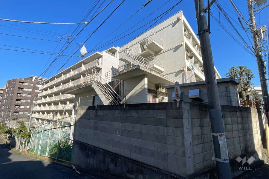 神楽坂ハウスの外観（南西側から）