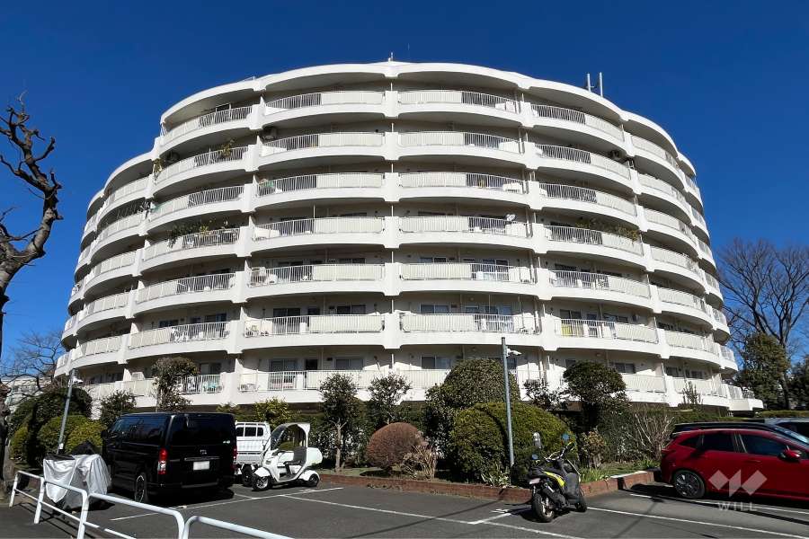 落合公園ハウスの外観（南側から）