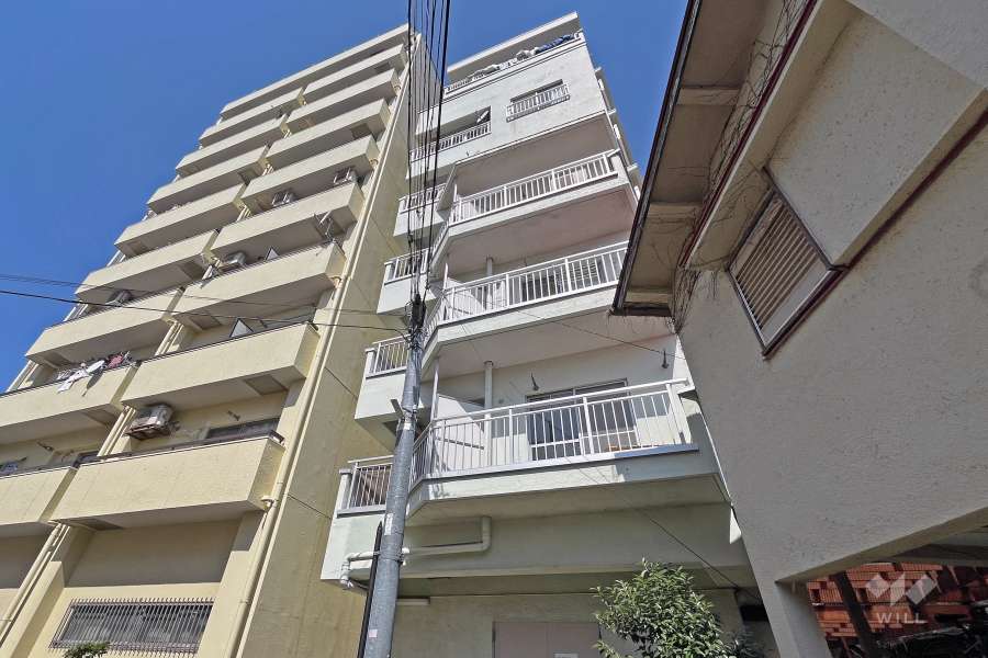 中銀落合マンションの外観（南東側から）